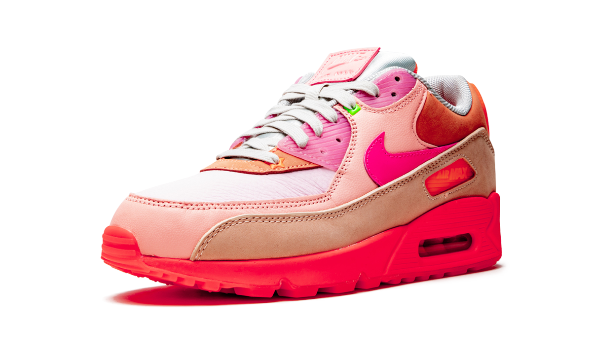 Nike AIR MAX 90 PRM WMNS Platinum Crimson/Bright Purple CT3449 600