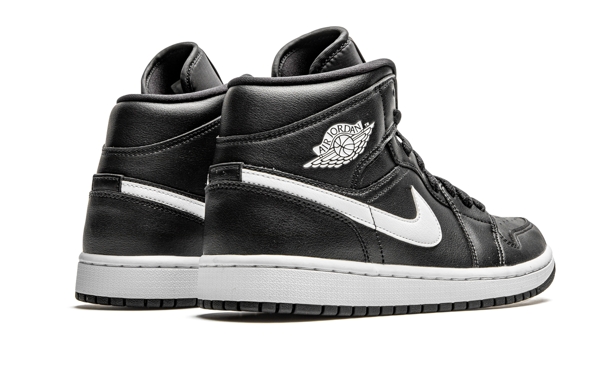 AIR JORDAN 1 MID WMNS Black / White BQ6472 011