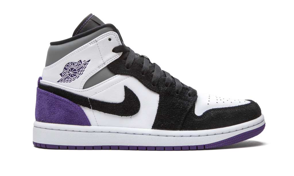Air Jordan 1 Mid SE Court Purple Suede 852542 105
