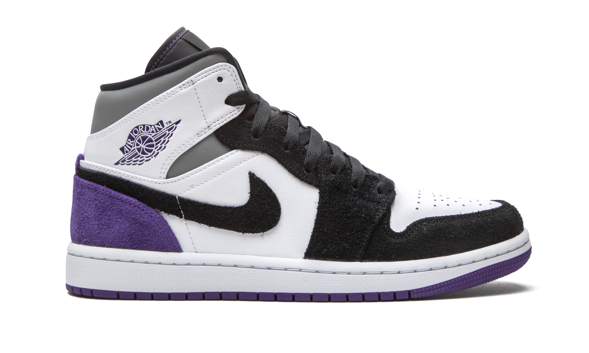 Air Jordan 1 Mid SE Court Purple Suede 852542 105