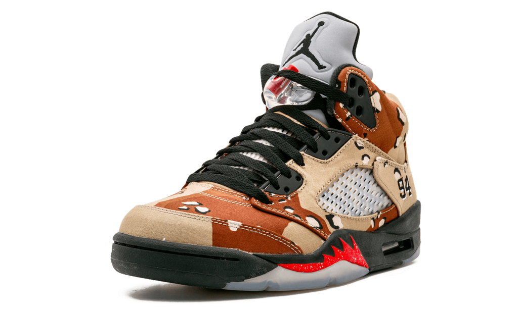 Air Jordan 5 Retro Supreme Camo 824371 201