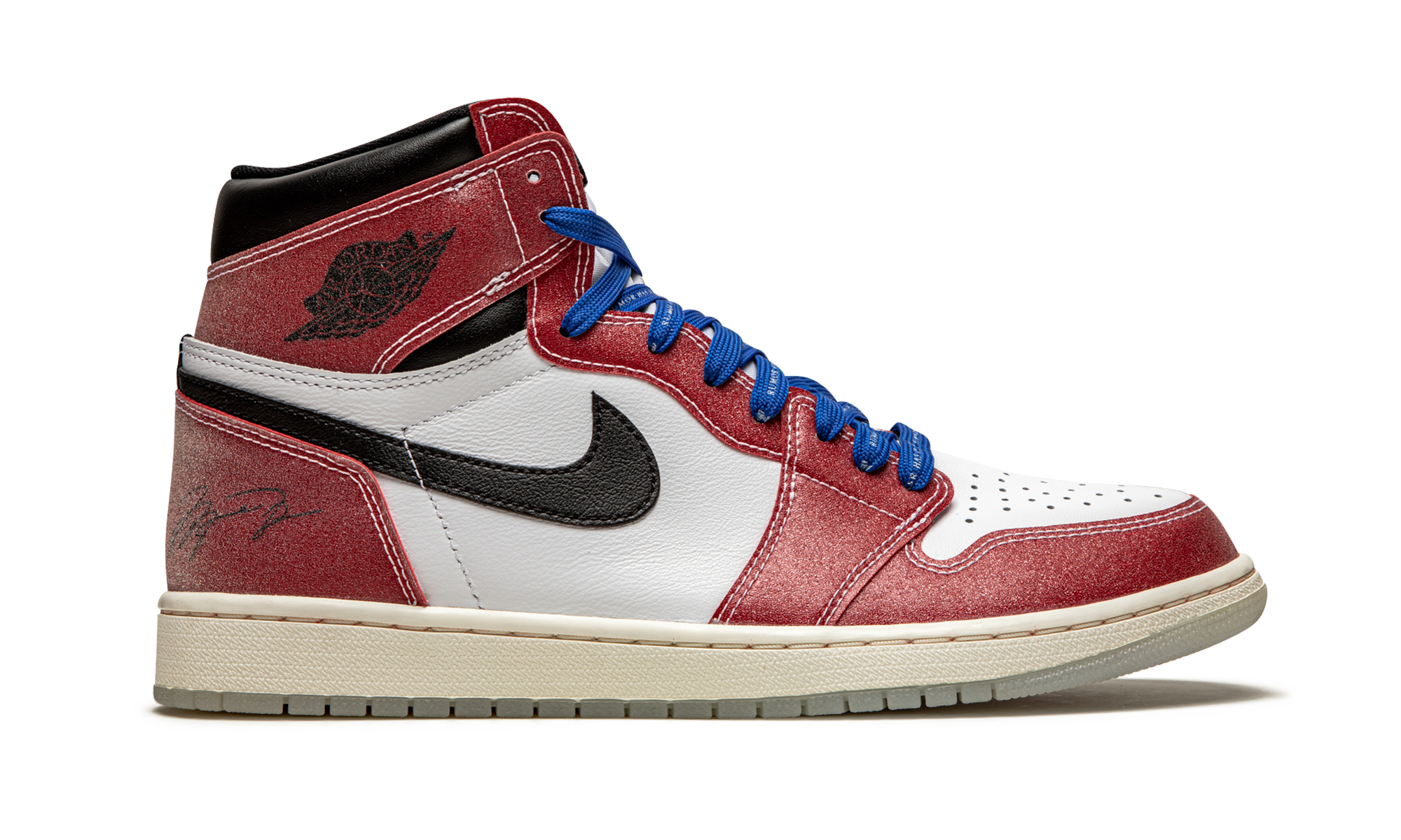Air Jordan 1 Retro High OG Trophy Room - With Blue Laces DA2728 100B