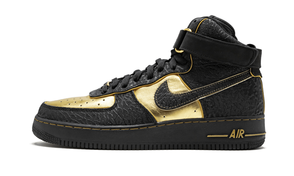 Nike Air Force 1 Hi Supreme Black / Gold 345189 002
