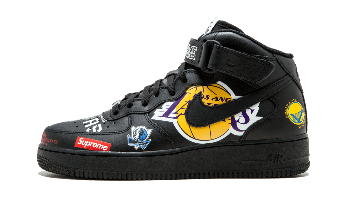 Nike Air Force 1 Mid '07 / Supreme NBA AQ8017 001