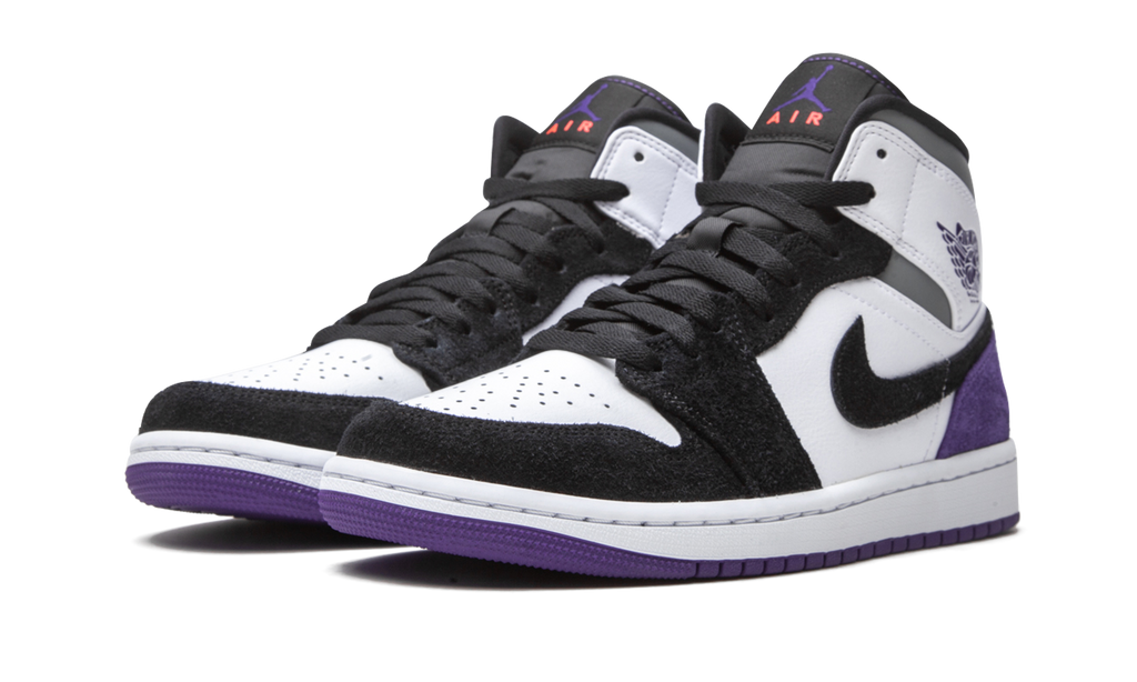 Air Jordan 1 Mid SE Court Purple Suede 852542 105