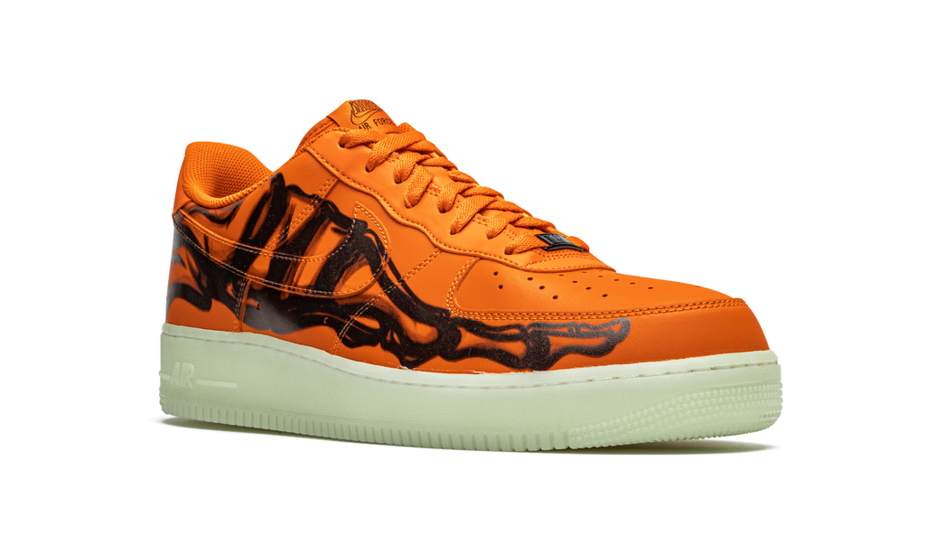 Nike Air Force 1 Low Orange Skeleton CU8067 800