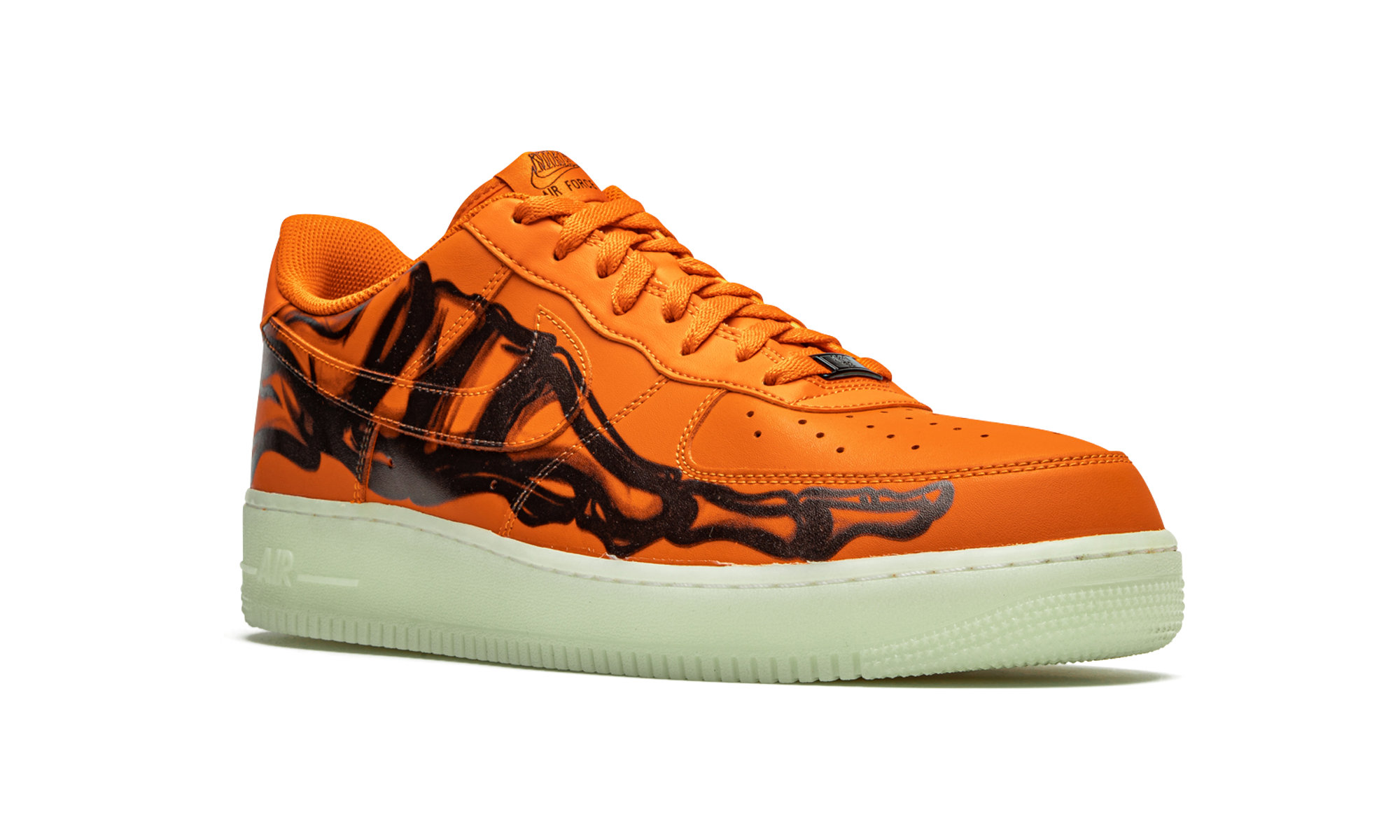 Nike Air Force 1 Low Orange Skeleton CU8067 800
