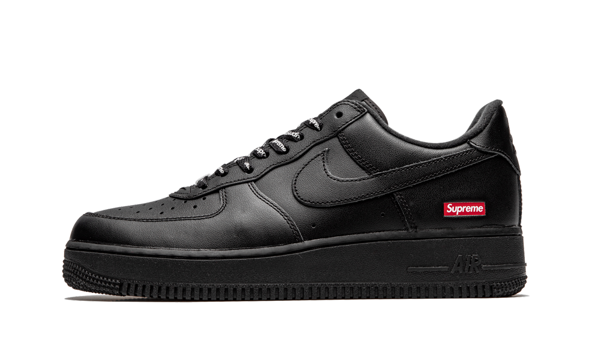 Nike Air Force 1 Low Supreme - Mini Box Logo Black CU9225 001