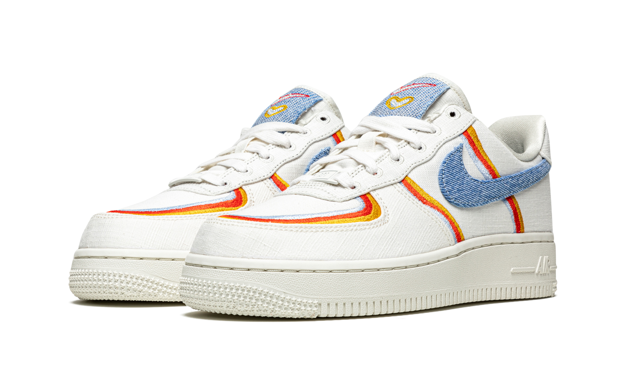 Nike AIR FORCE 1 '07 LV8 MNS WMNS Denim Swoosh DJ4655 133