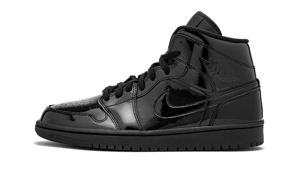 AIR JORDAN 1 MID WMNS Black Patent Leather BQ6472 002