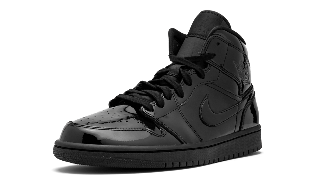 AIR JORDAN 1 MID WMNS Black Patent Leather BQ6472 002