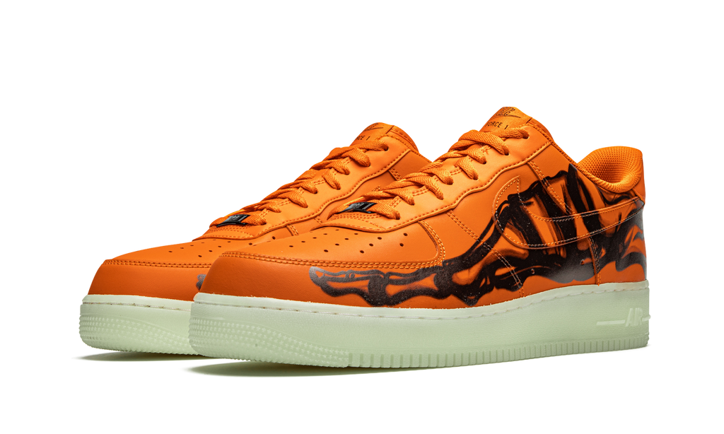 Nike Air Force 1 Low Orange Skeleton CU8067 800