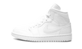 AIR JORDAN 1 MID WMNS Triple White BQ6472 100