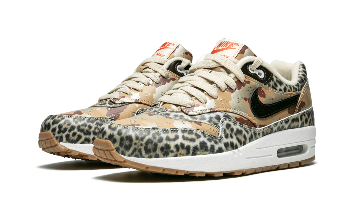 Nike AIR MAX 1 PRM MNS WMNS Animal Camo 454746 902