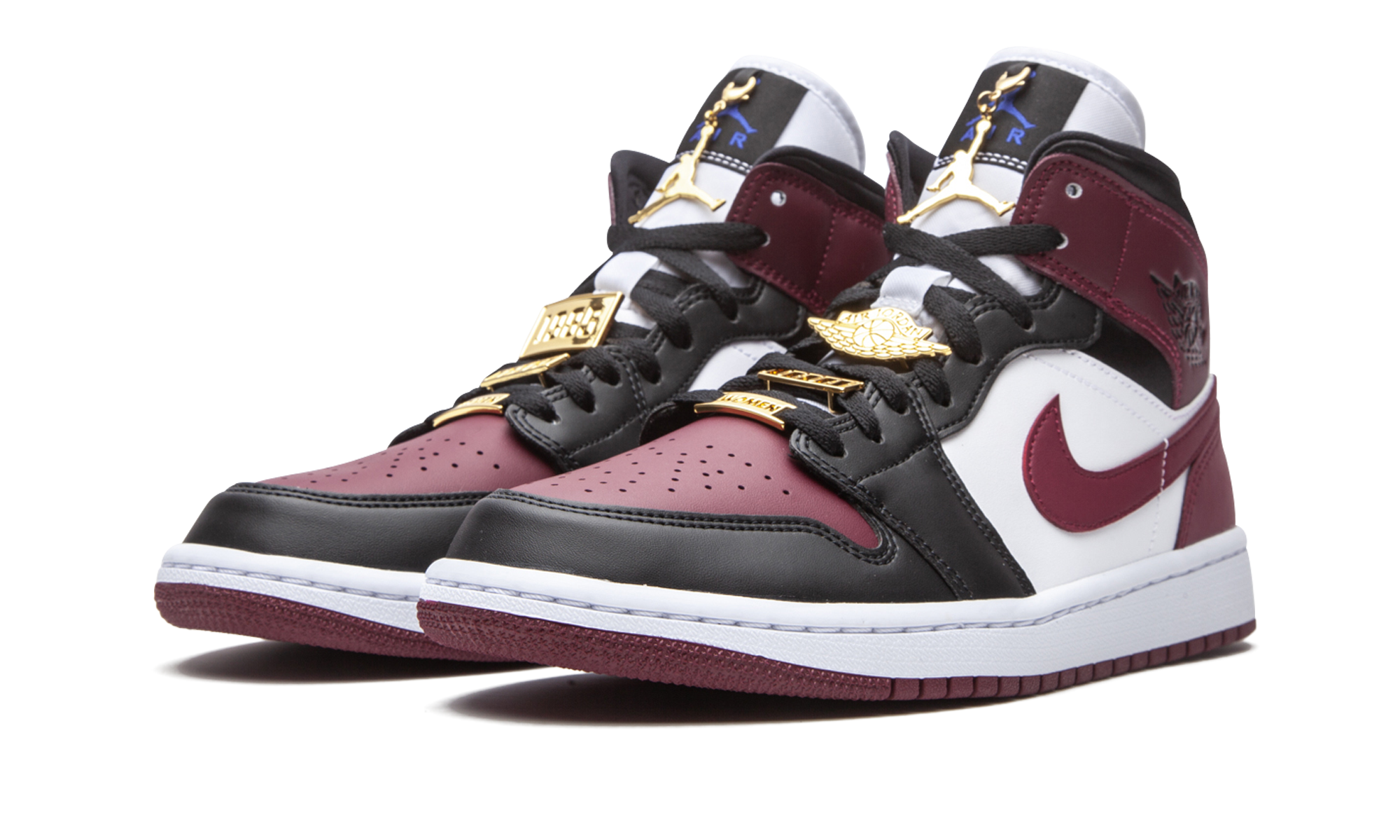 AIR JORDAN 1 MID SE WMNS Gold Pendants CZ4385 016
