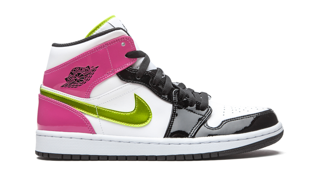 Air Jordan 1 Mid SE Cyber / Active Fuchsia CZ9834 100