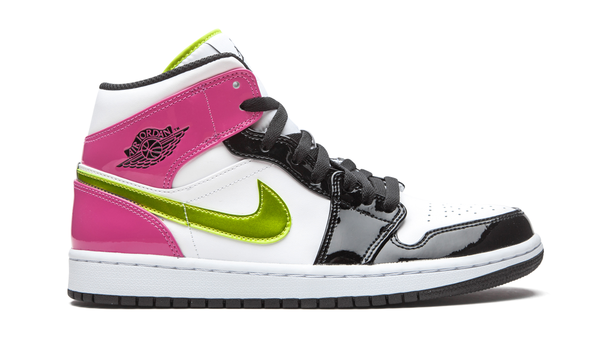 Air Jordan 1 Mid SE Cyber / Active Fuchsia CZ9834 100