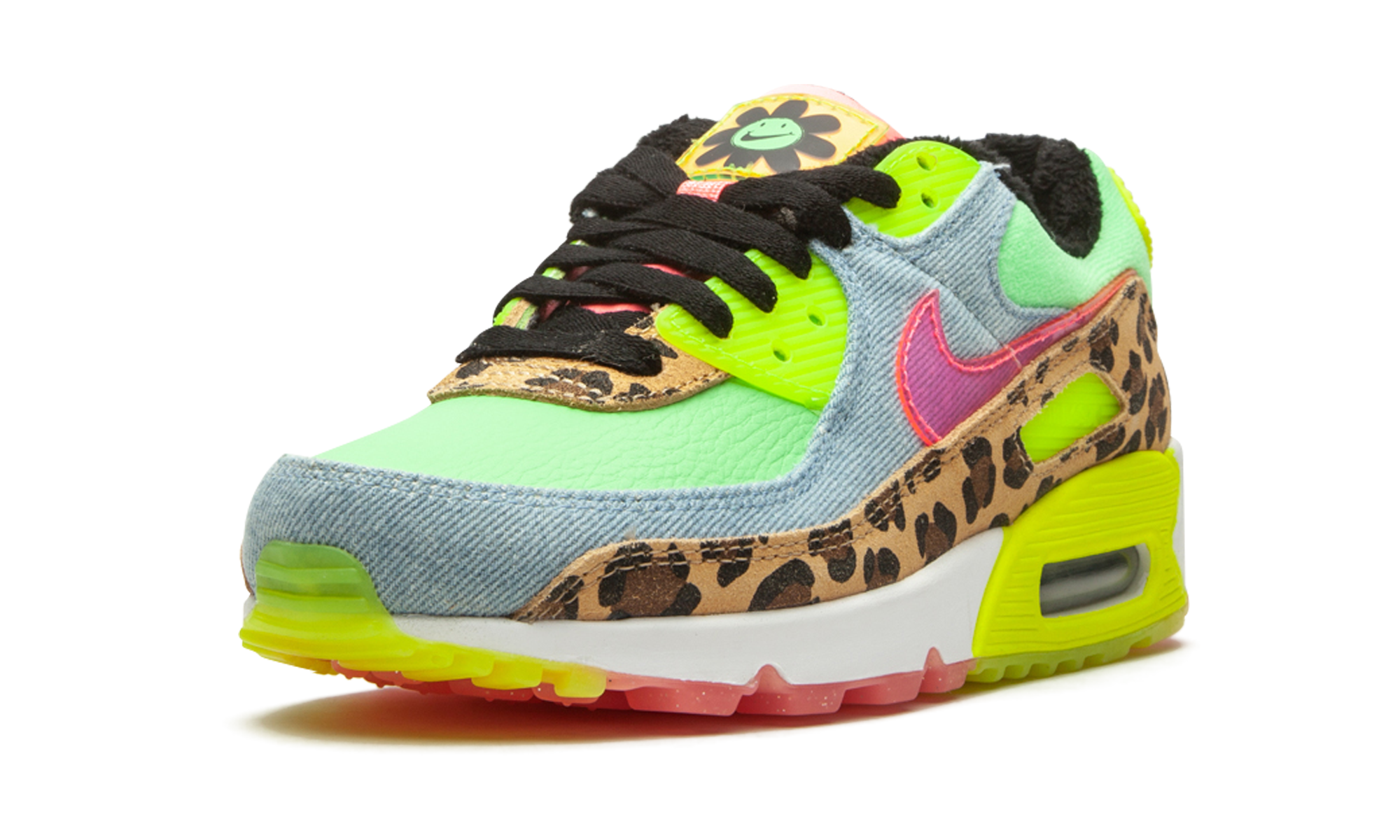 Nike W Air Max 90 LX Denim Leopard Print CW3499 300