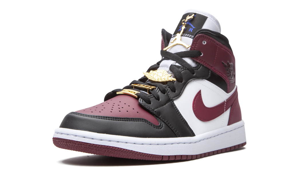AIR JORDAN 1 MID SE WMNS Gold Pendants CZ4385 016