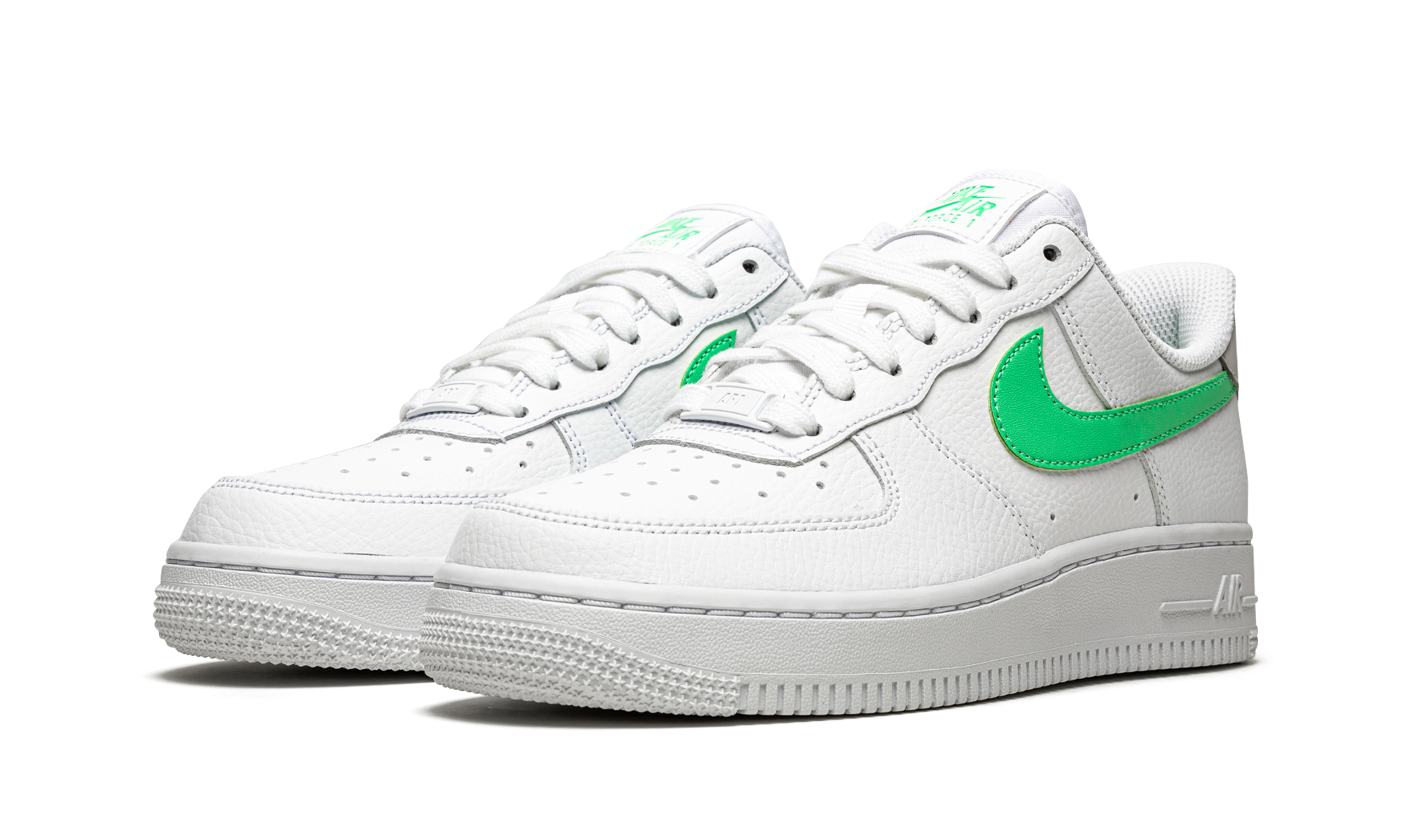 Nike AIR FORCE 1 LO '07 MNS WMNS White / Green Glow 315115 164