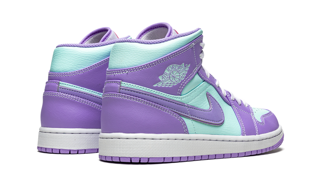 Air Jordan 1 Mid Purple Pulse / Glacier Blue 554724 500