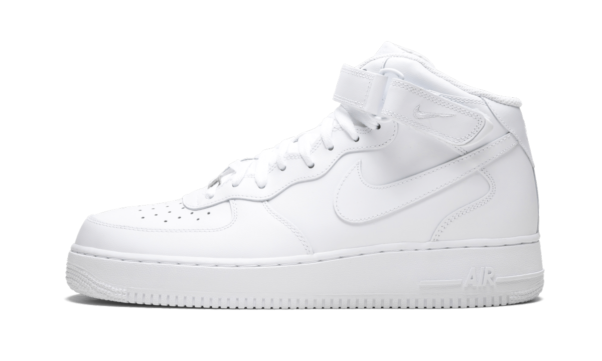 Nike Air Force 1 Mid 07 White on White 315123 111