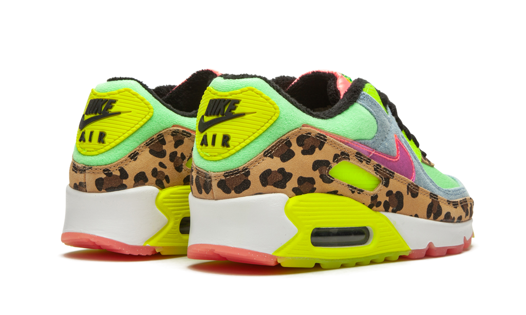 Nike W Air Max 90 LX Denim Leopard Print CW3499 300