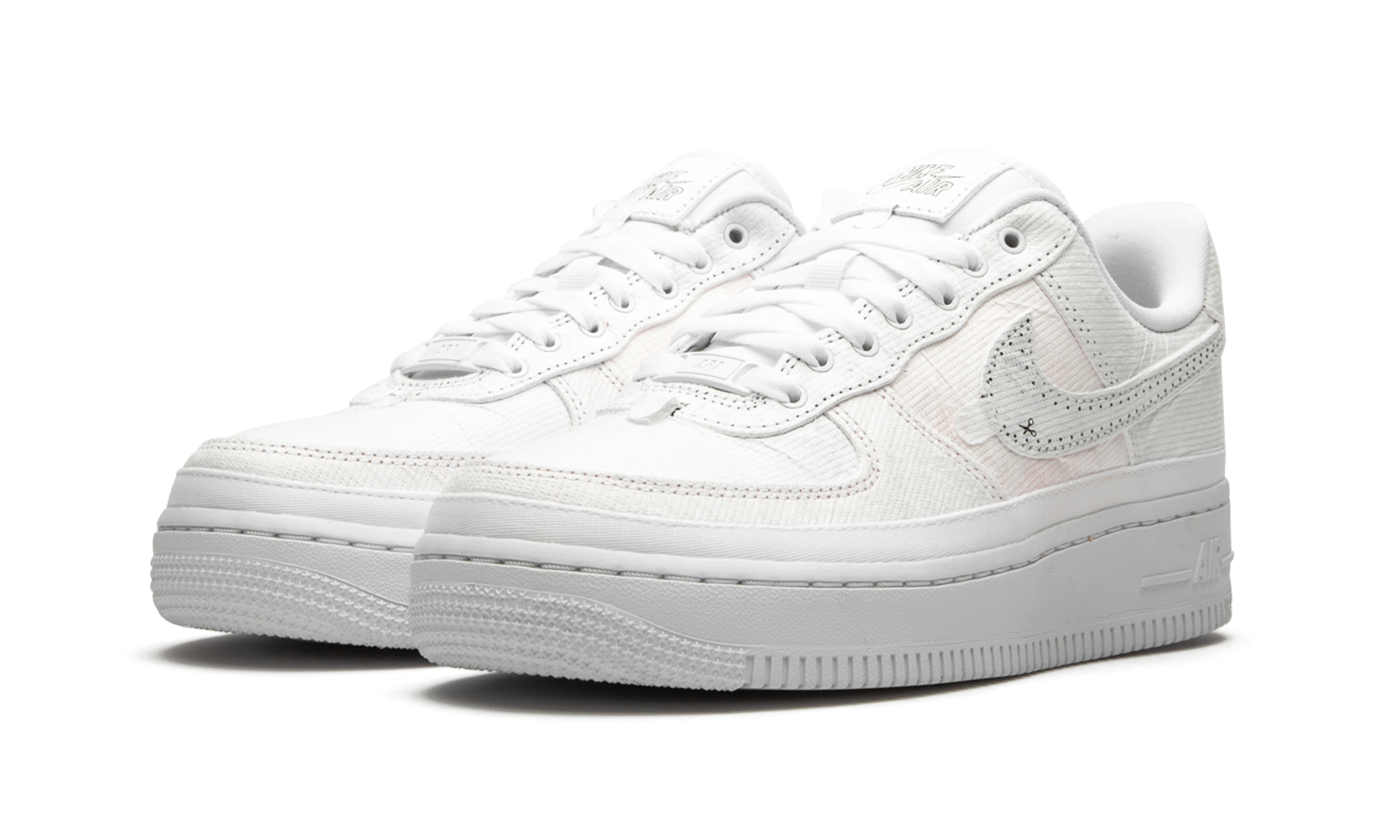 Nike AIR FORCE 1 LO LX WMNS Reveal - Black Swoosh CJ1650 100