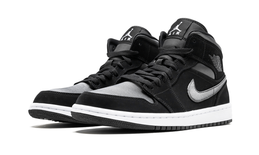 Air Jordan 1 Mid SE Nylon - Black/Grey 852542 012