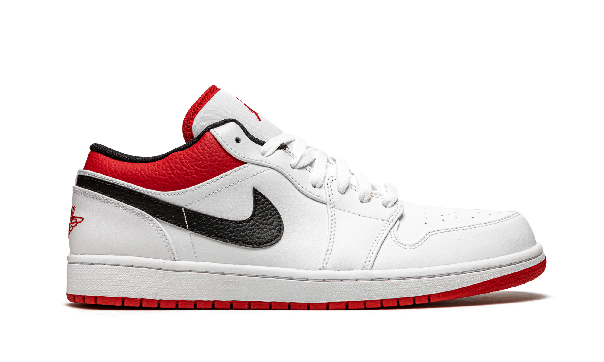 Air Jordan 1 Low White University Red 553558 118