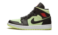 AIR JORDAN 1 MID SE WMNS Barely Volt / Chile Red CV5276 003
