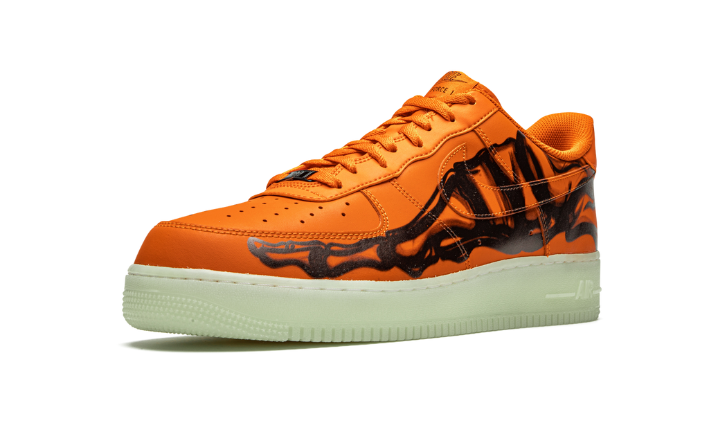 Nike Air Force 1 Low Orange Skeleton CU8067 800