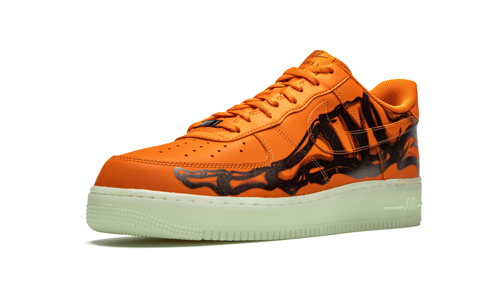 Nike Air Force 1 Low Orange Skeleton CU8067 800