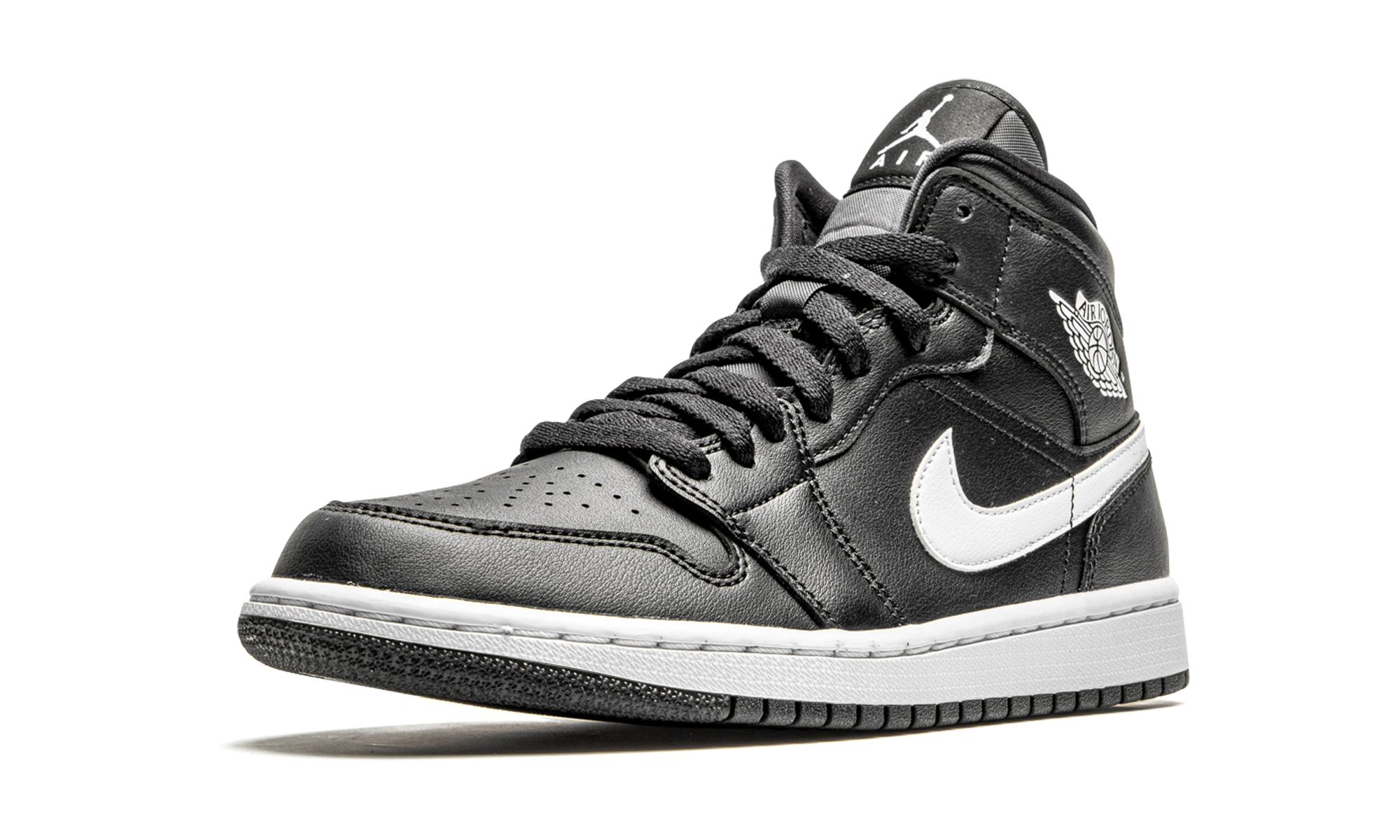 AIR JORDAN 1 MID WMNS Black / White BQ6472 011