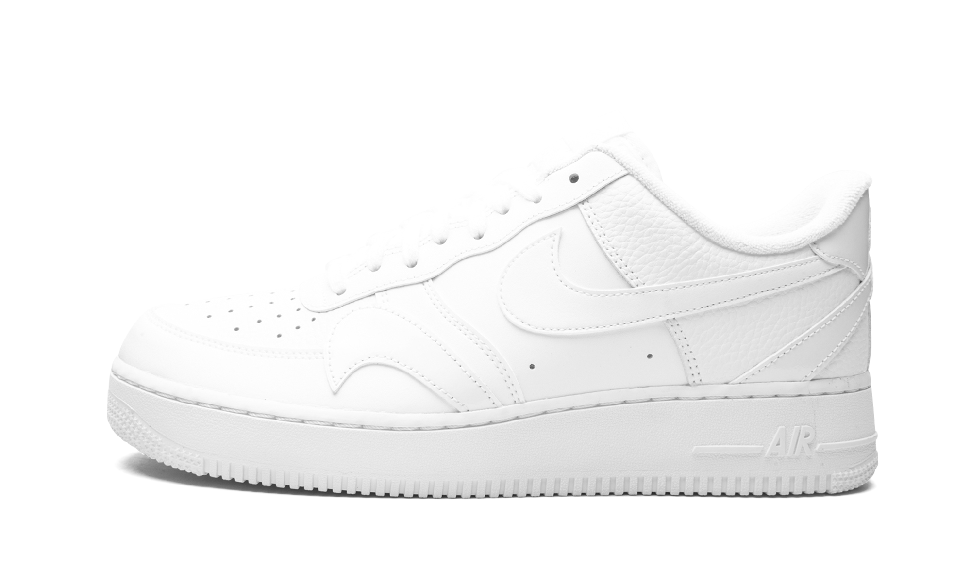 Nike Air Force 1 '07 LV8 Misplaced Swoosh - Triple White