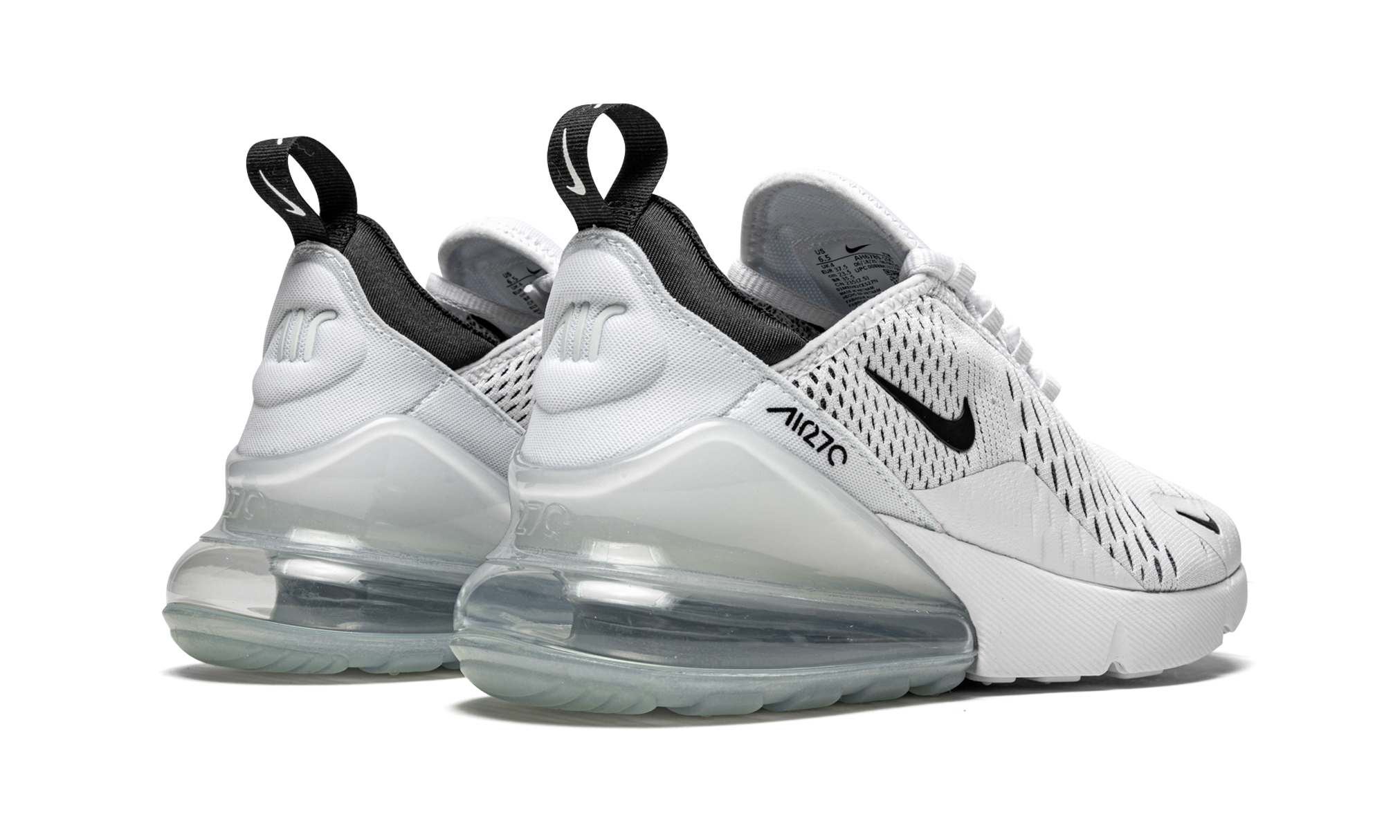 Nike AIR MAX 270 MNS WMNS White / Black AH6789 100