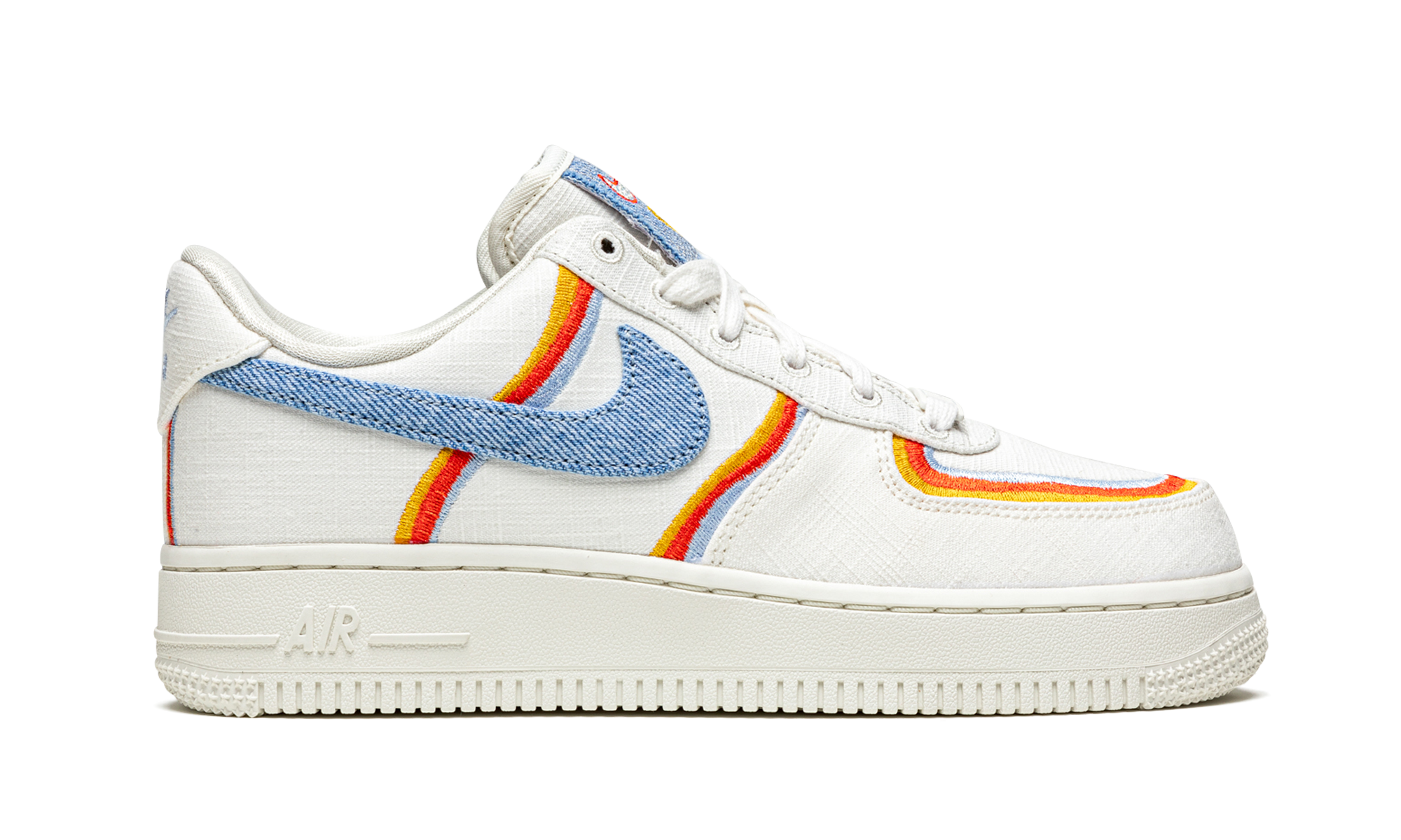 Nike AIR FORCE 1 '07 LV8 MNS WMNS Denim Swoosh DJ4655 133