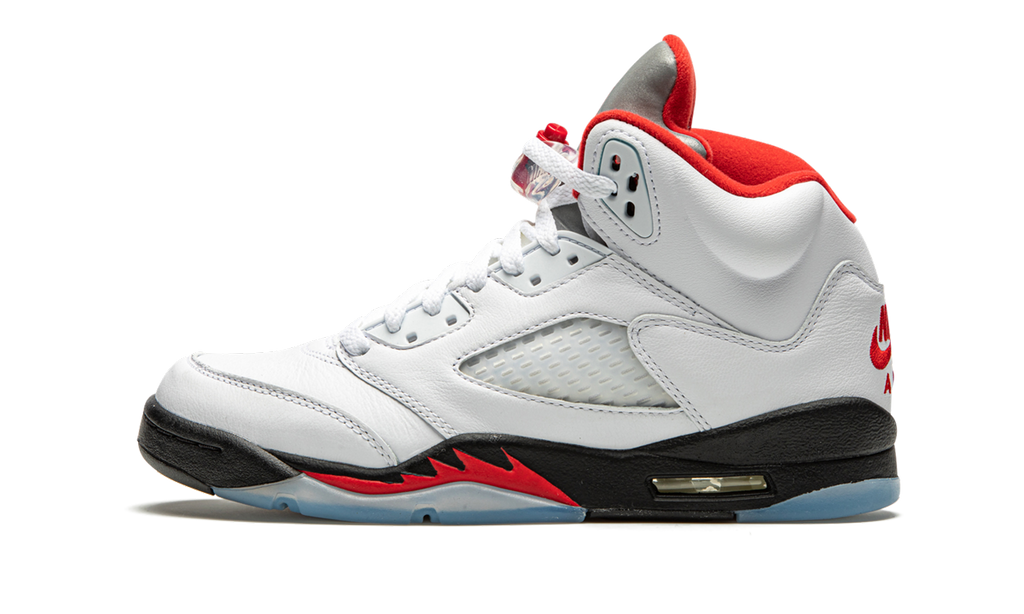 Air Jordan 5 Retro GS Fire Red Silver Tongue 440888 102