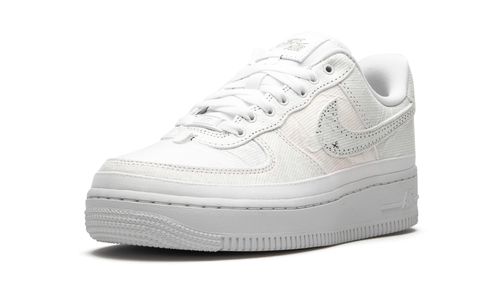 Nike AIR FORCE 1 LO LX WMNS Reveal - Black Swoosh CJ1650 100