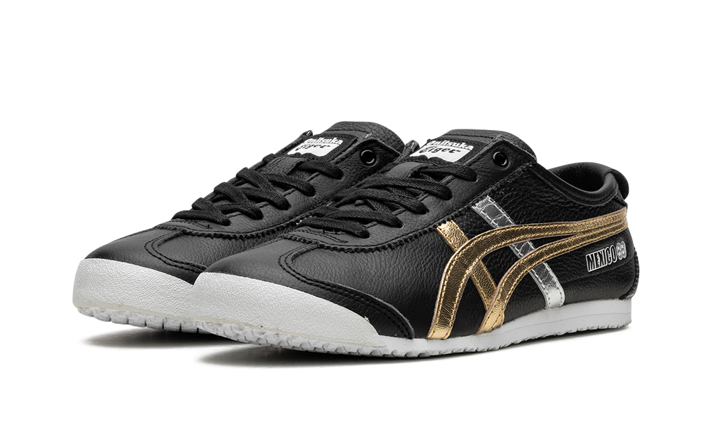 Onitsuka Tiger Mexico 66 Black Gold Silver D5V2L 9094