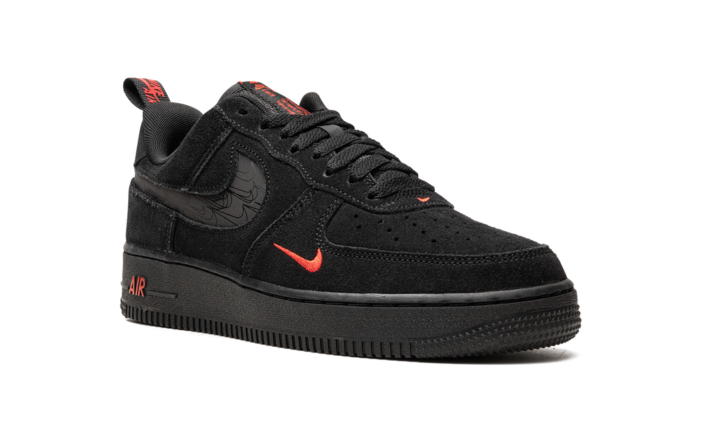Nike Air Force 1 Low Multi Swoosh Black Crimson DZ4514 001