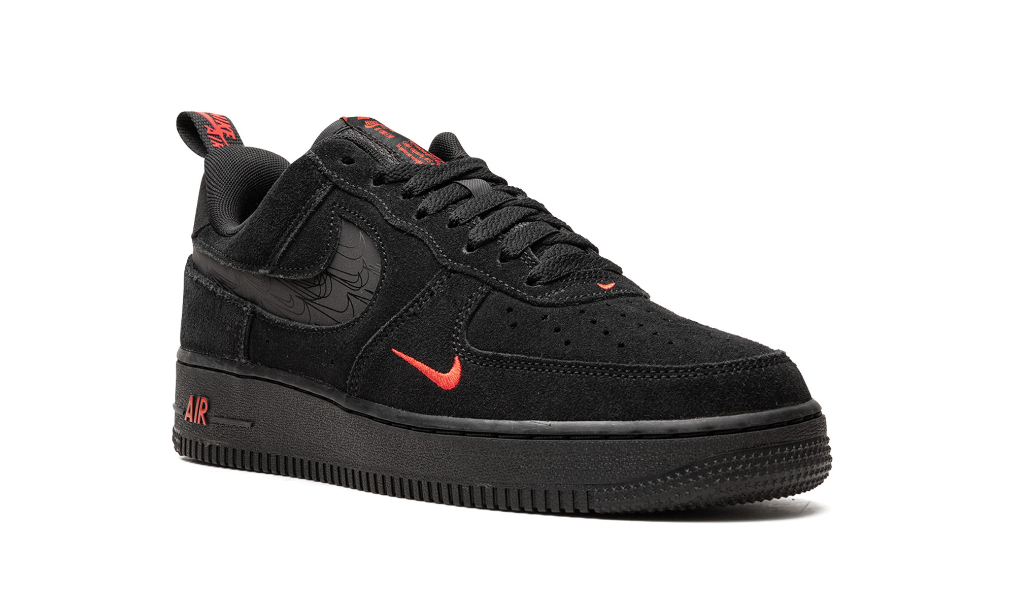 Nike Air Force 1 Low Multi Swoosh Black Crimson DZ4514 001
