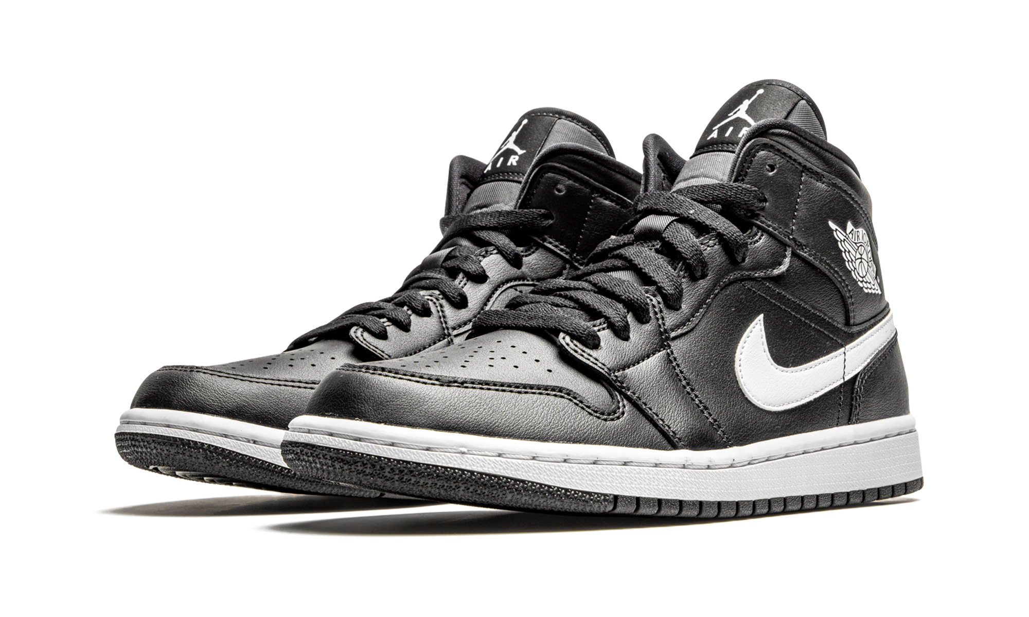 AIR JORDAN 1 MID WMNS Black / White BQ6472 011