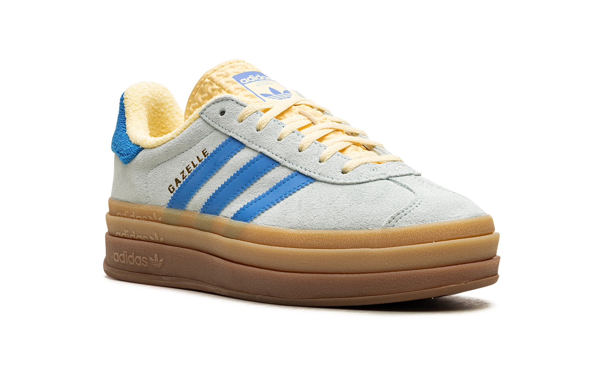Adidas Gazelle Bold Wmns Almost Blue Yellow IE0430