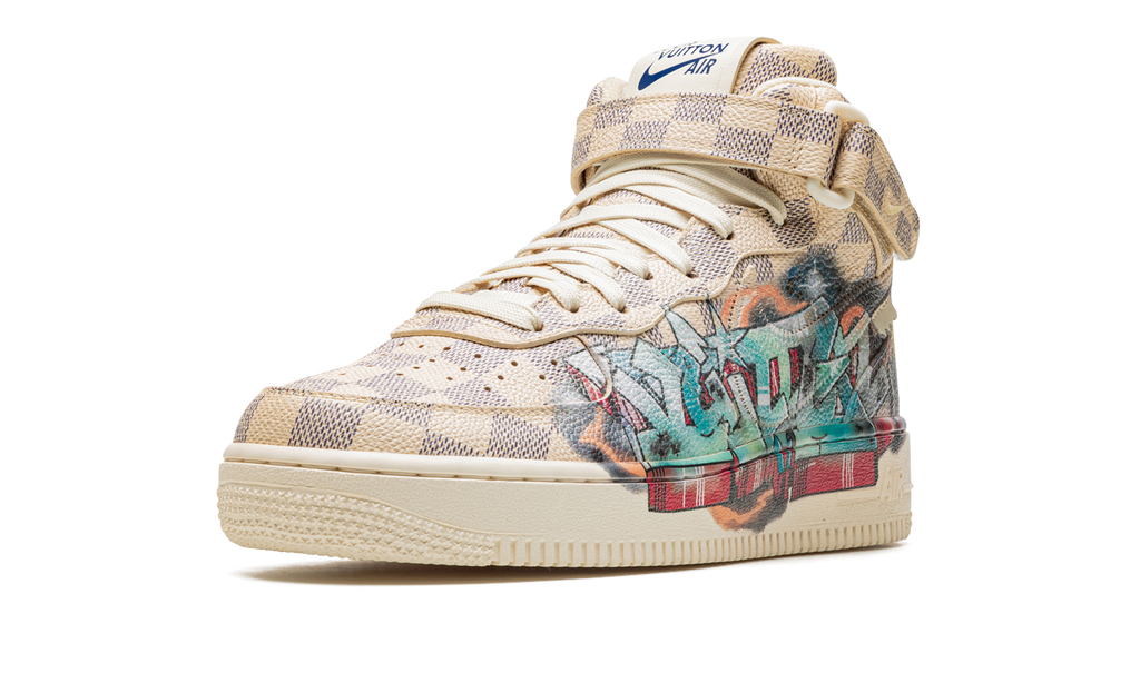 Nike Louis Vuitton Air Force 1 Mid Virgil Abloh - Graffiti 1A9VE0