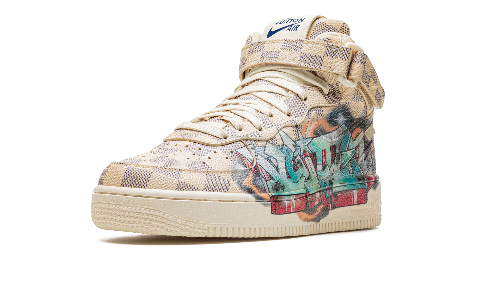 Nike Louis Vuitton Air Force 1 Mid Virgil Abloh - Graffiti 1A9VE0
