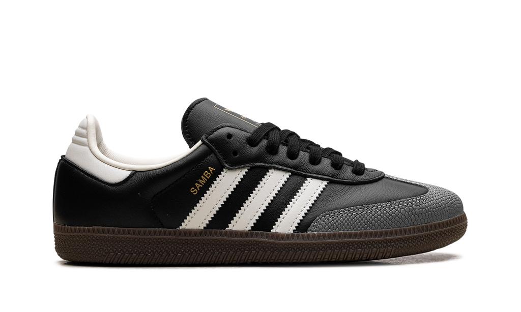 Adidas Samba OG WMNS Black Off White Gold JR8165