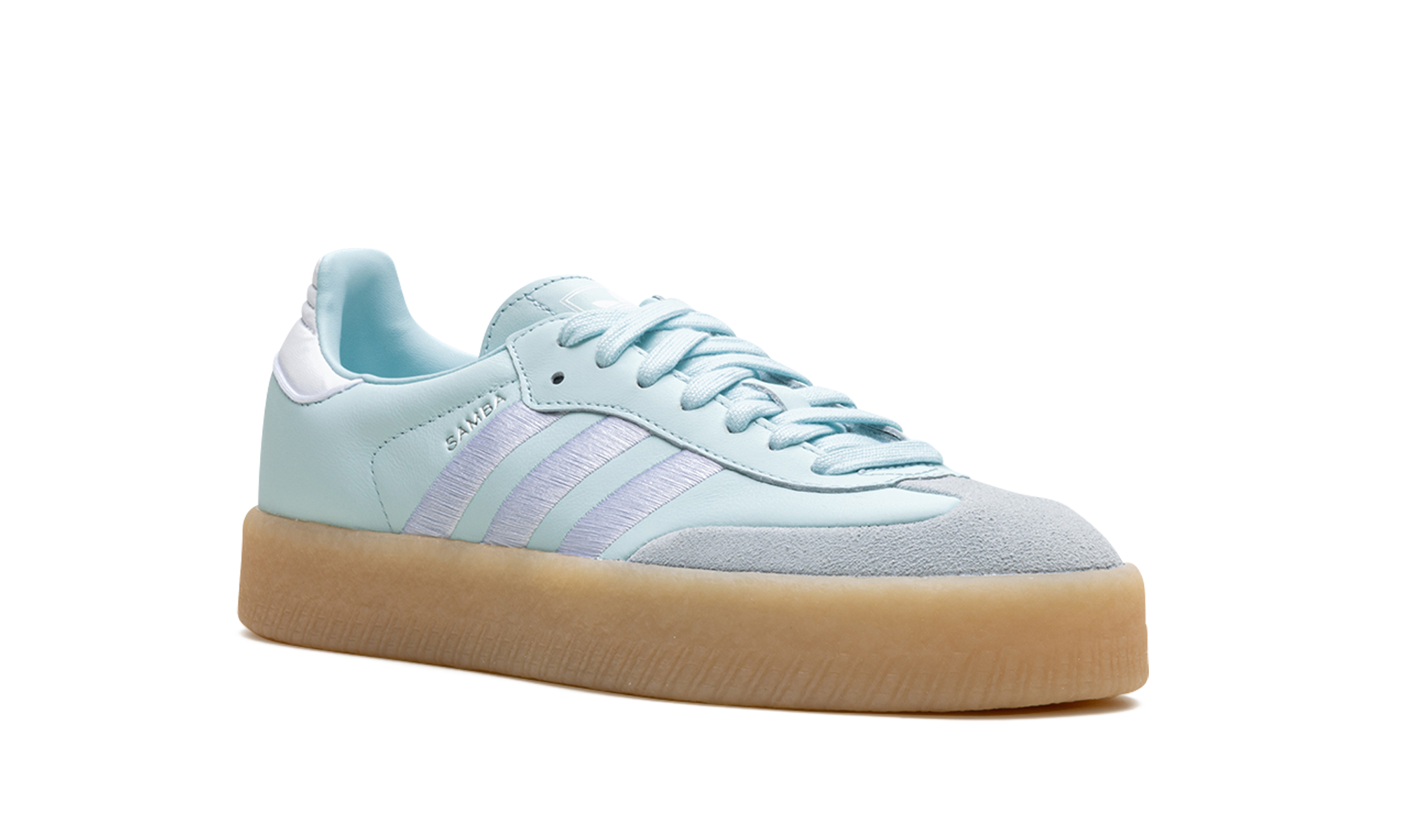 Adidas Sambae WMNS Almost Blue Silver Metallic Gum ID0435