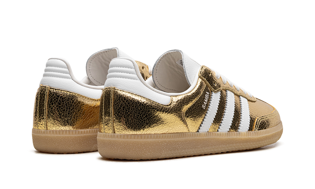 Adidas Samba OG WMNS Cracked Metallic Pack - Gold KI5719