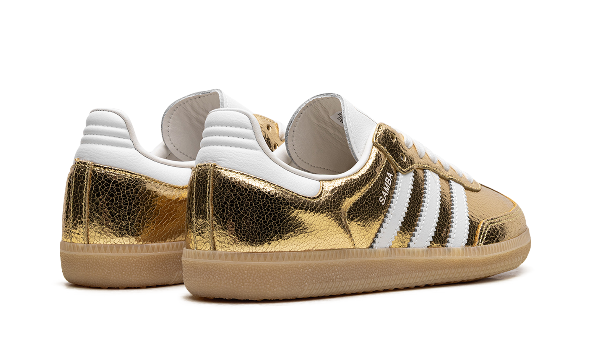 Adidas Samba OG WMNS Cracked Metallic Pack - Gold KI5719